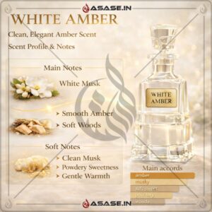 White Amber Attar amber and white musk scent notes
