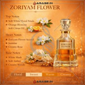 Zoriyam Flower Attar long lasting floral fragrance