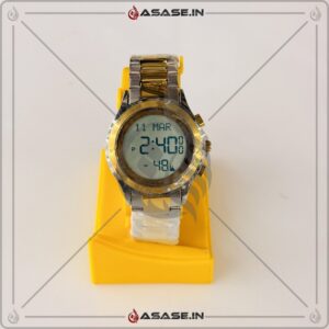AlFajr Watch Round white golden
