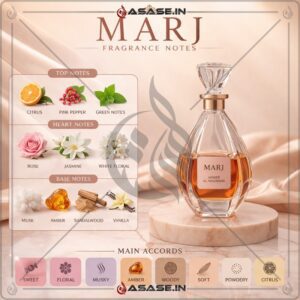Marj Ahmed Al Maghribi notes rose jasmine amber vanilla