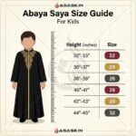 Premium Kid's Arabic Shaya - Abaya - Bisht - Image 5