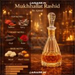 Ajmal Mukhallat Rashid base notes musk leathery earthy