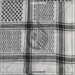 Black Arabic Rumal Traditional Design