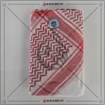 Red Premium Shemagh Al Arabi Rumal Front View