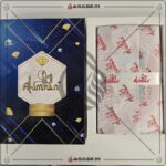 Red Premium Shemagh Al Arabi Rumal Fabric Close Up