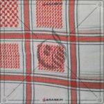 Premium Cotton Shemagh Al Arabi Rumal Fabric Close Up