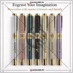 Asase Imperial Foil-Net Signature Matel Pen Model 3217