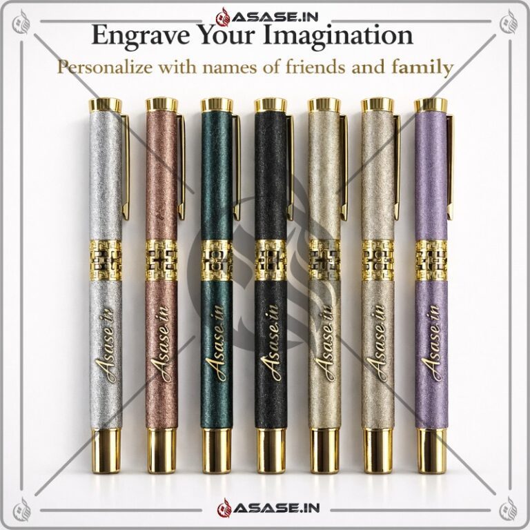 Asase Imperial Foil-Net Signature Matel Pen Model 3217