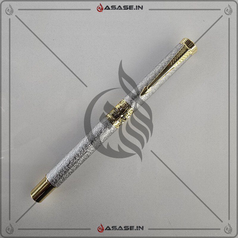 Asase Imperial Foil-Net Signature Pen Model 3217 Silver