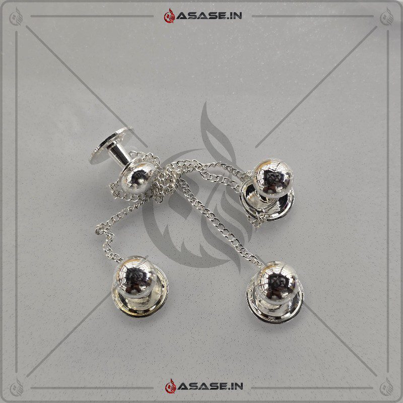 12-02-2026 15_42_23 Asase Double Kaj Kurta Chain Button – Model Steel Ball - Image 1