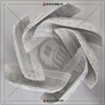 white diamond muslim cap suitable for prayer