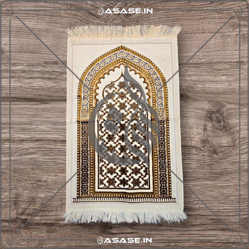 Premium Islamic Janamaz TJ-02 Floral Mehrab Design