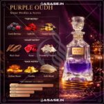 Purple Oud premium luxury oud attar bottle
