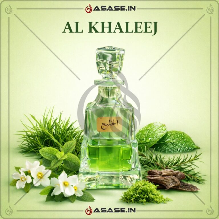 Al Khaleej attar fresh natural green fragrance concept