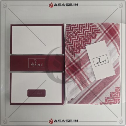 Luxury Cotton Arabic Rumal - Red