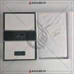 Premium White Arabic Rumal Shemagh with Box