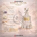 White Musk Attar fragrance notes with white flowers and musk