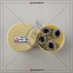 Asase Zircon Double Kaj Kurta Button for Men - Black - B07 - Image 2