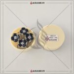 Asase Zircon Double Kaj Kurta Button for Men - Black - M02 - Image 2