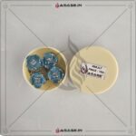 Asase Zircon Double Kaj Kurta Button for Men - Sky Blue - M02 - Image 2