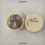 Asase Zircon Double Kaj Kurta Button for Men - White - B07 - Image 2