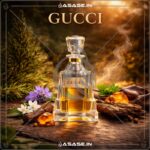 Gucci Attar premium woody amber fragrance bottle