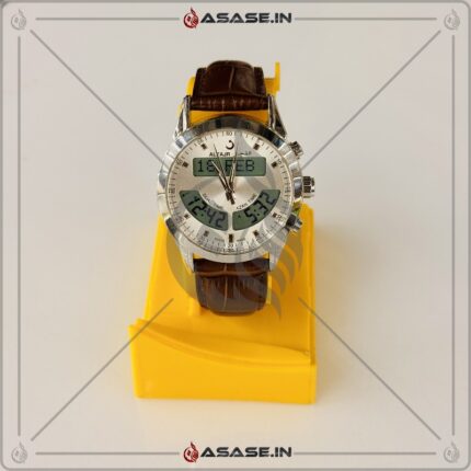 Alfajr Watch dual time analog digital prayer watch