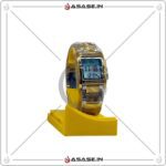 AlFajr Watch Square white golden