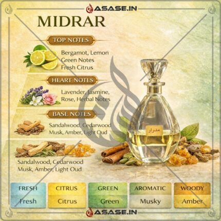 Midrar by Asase perfume notes bergamot lemon sandalwood