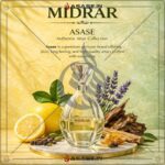 Midrar by Asase perfume front bottle citrus woody fragrance