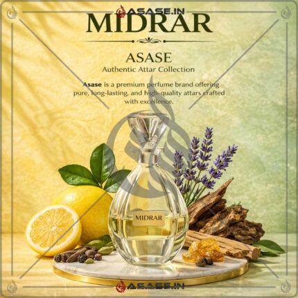 Midrar by Asase perfume front bottle citrus woody fragrance