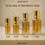 Esraa Gold by Rasasi premium packaging bottle