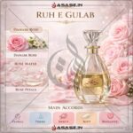 Ruh e Gulab Attar rose petals pure fragrance