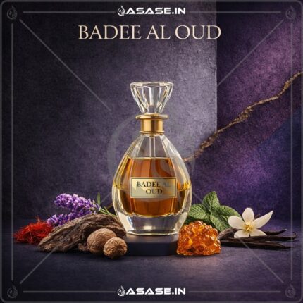 Badee Al Oud Lattafa front bottle premium oud fragrance
