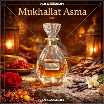 Mukhallat Asma premium attar front bottle sweet floral oud fragrance