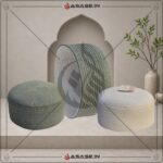 JJ Cap premium stitching design breathable fabric islamic kufi cap