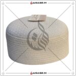 JJ Cap white side reversible namaz topi junaid jamshed style islamic cap
