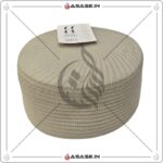 JJ Cap beige side premium reversible islamic cap namaz topi
