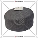 Premium Quality JJ Cap grey side stitching namaz topi reversible islamic cap