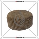 JJ Cap golden brown side premium reversible namaz topi junaid jamshed style cap