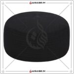 Premium JJ Caps black side reversible namaz topi elegant kufi cap comfortable fit