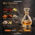 Bin Shaikh Attar with saffron rose amber and oud notes
