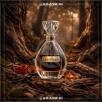 Oud Kuwaiti Attar luxury oud fragrance in woody setting