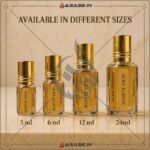 Ignite Oud Attar available in 3ml 6ml 12ml and 24ml sizes